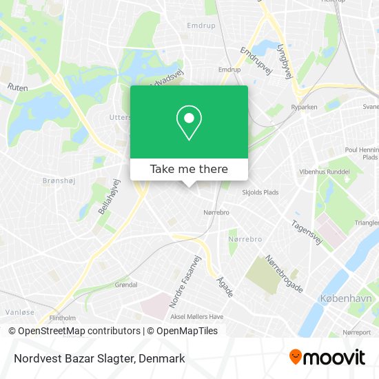 Nordvest Bazar Slagter map