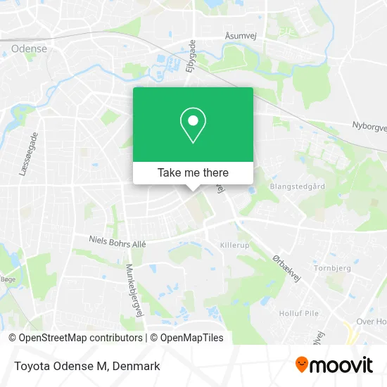 Toyota Odense M map