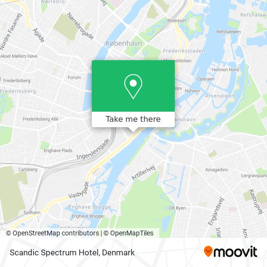 Scandic Spectrum Hotel map