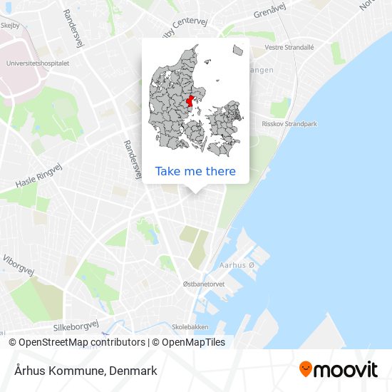 Århus Kommune map