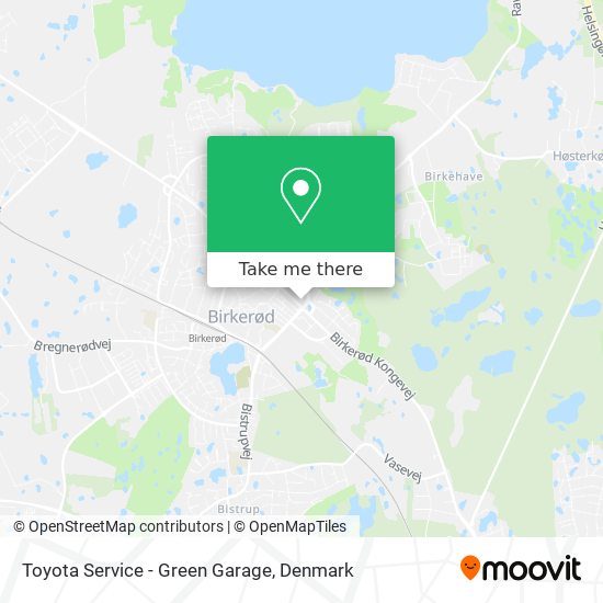 Toyota Service - Green Garage map