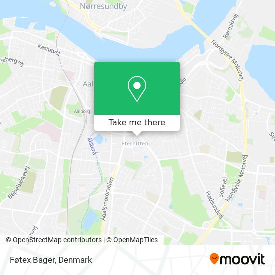 Føtex Bager map