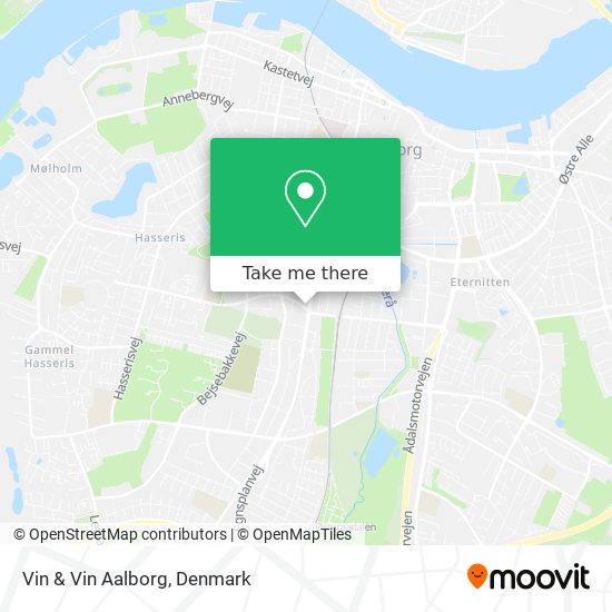 Vin & Vin Aalborg map