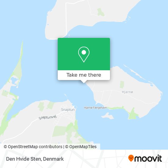 Den Hvide Sten map