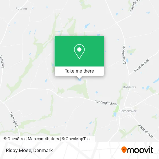Risby Mose map