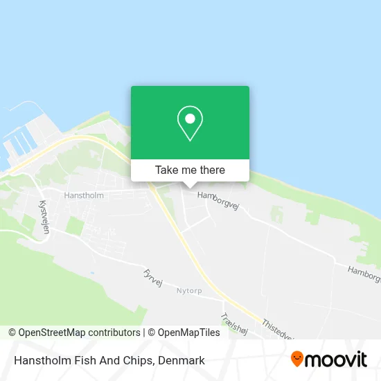 Hanstholm Fish And Chips map