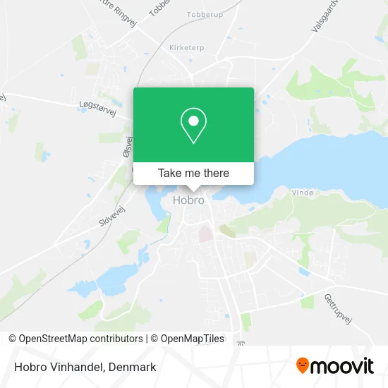 Hobro Vinhandel map