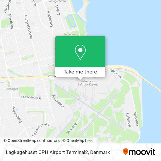 Lagkagehuset CPH Airport Terminal2 map