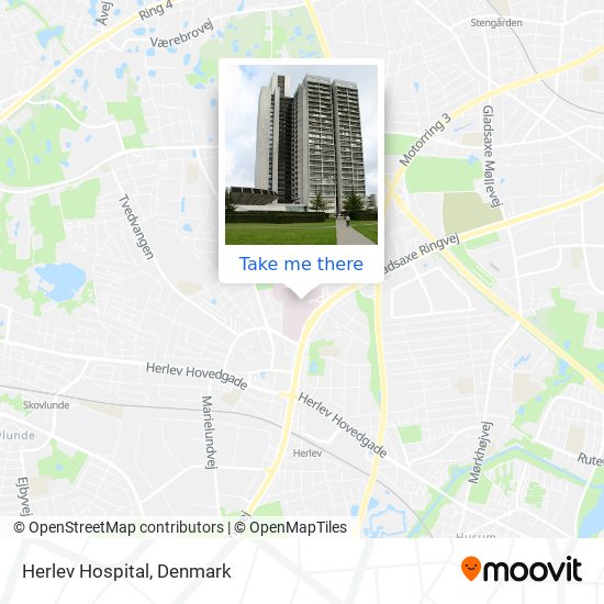 Herlev Hospital map