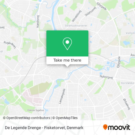 De Legende Drenge - Fisketorvet map