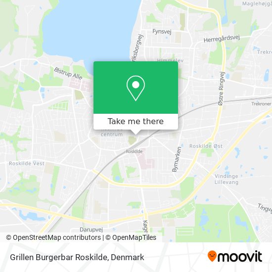 Grillen Burgerbar Roskilde map