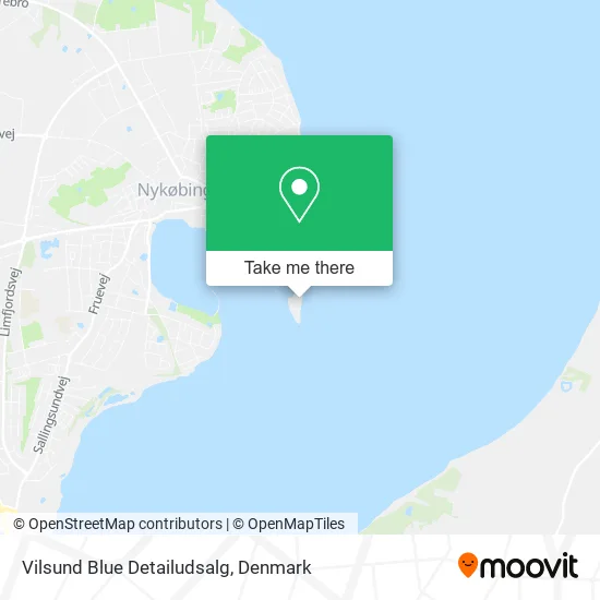 Vilsund Blue Detailudsalg map