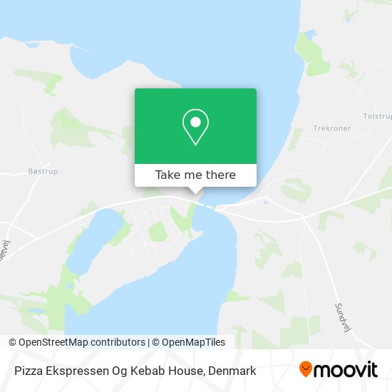 Pizza Ekspressen Og Kebab House map