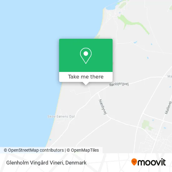 Glenholm Vingård Vineri map