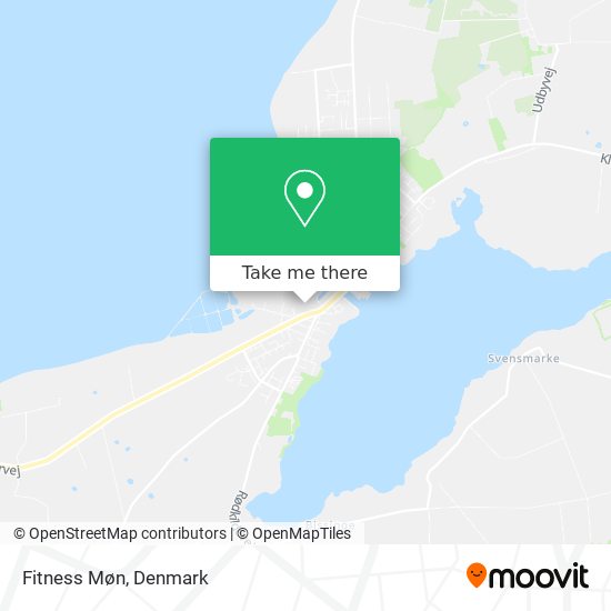 Fitness Møn map