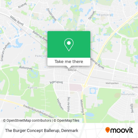 The Burger Concept Ballerup map