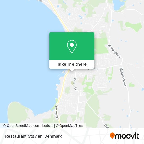 Restaurant Støvlen map