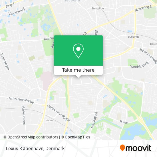 Lexus København map