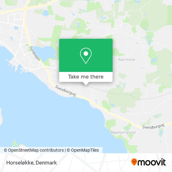 Horseløkke map