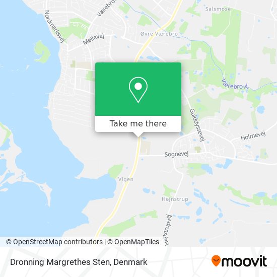 Dronning Margrethes Sten map