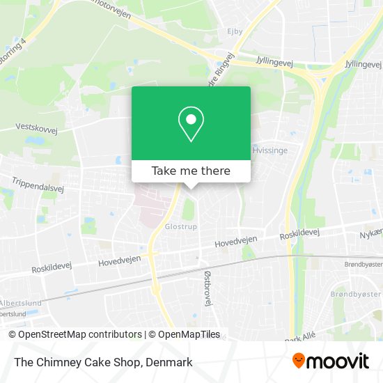 The Chimney Cake Shop map