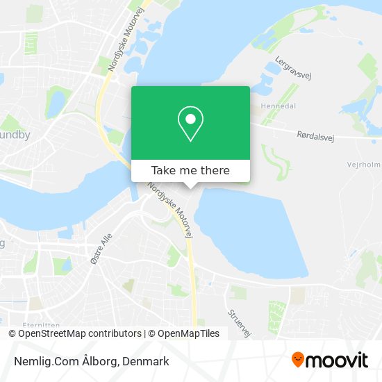 Nemlig.Com Ålborg map