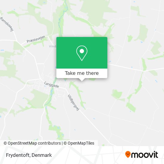 Frydentoft map