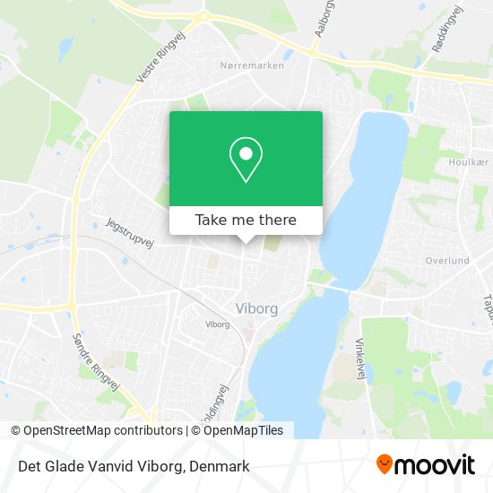 Det Glade Vanvid Viborg map