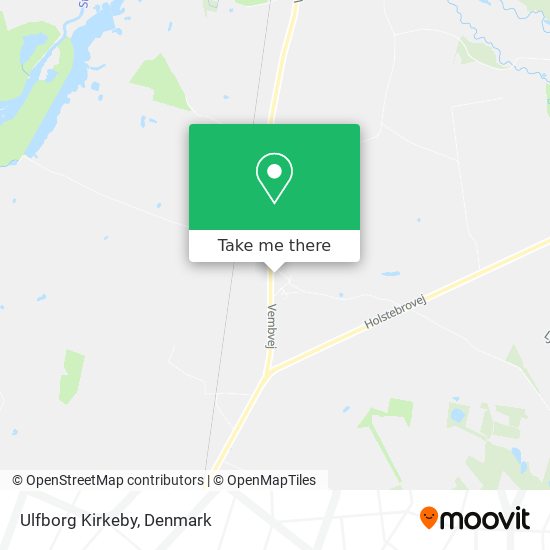 Ulfborg Kirkeby map