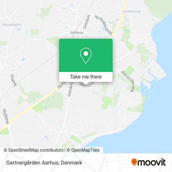 Gartnergården Aarhus map
