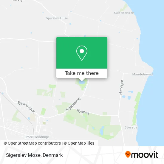 Sigerslev Mose map