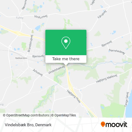 Vindelsbæk Bro map