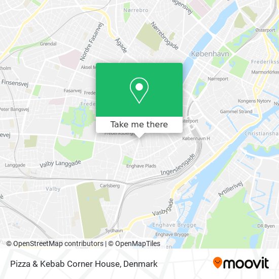 Pizza & Kebab Corner House map