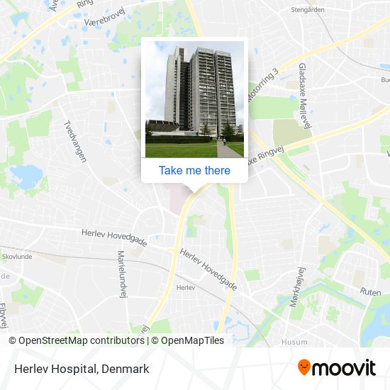 Herlev Hospital map