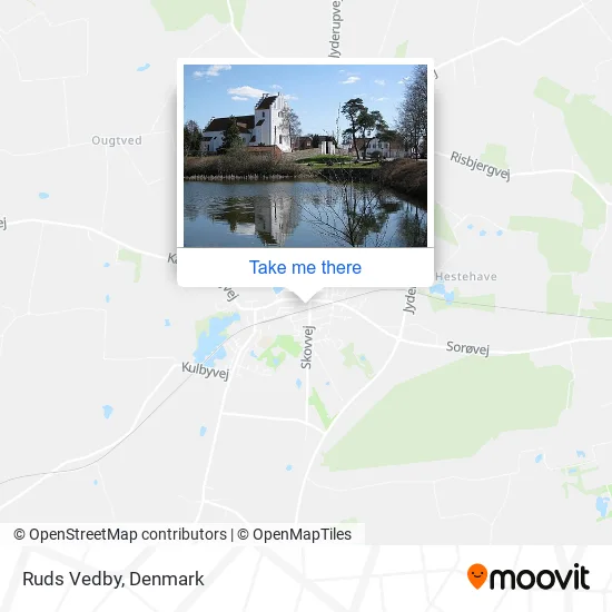 Ruds Vedby map