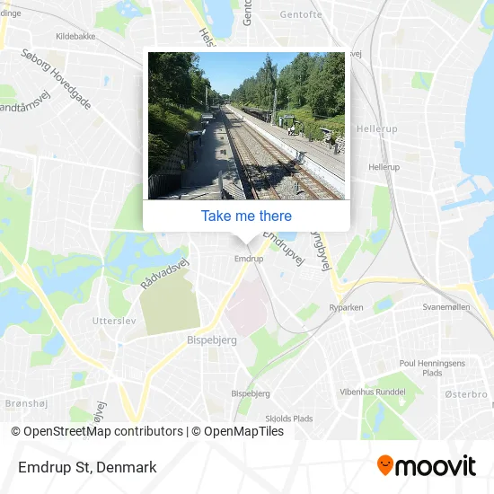 Emdrup St map