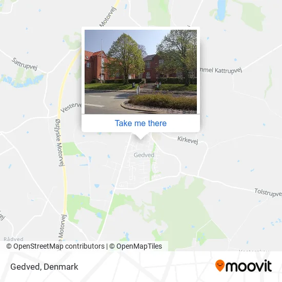 Gedved map
