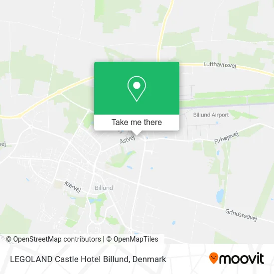LEGOLAND Castle Hotel Billund map