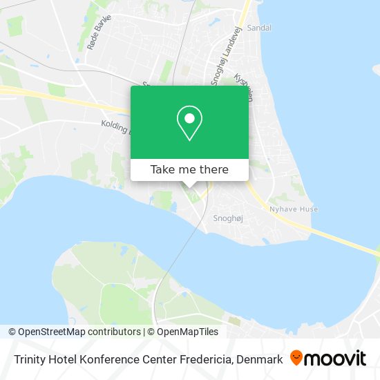 Trinity Hotel Konference Center Fredericia map
