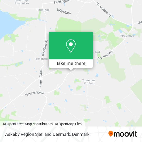 Askeby Region Sjælland Denmark map