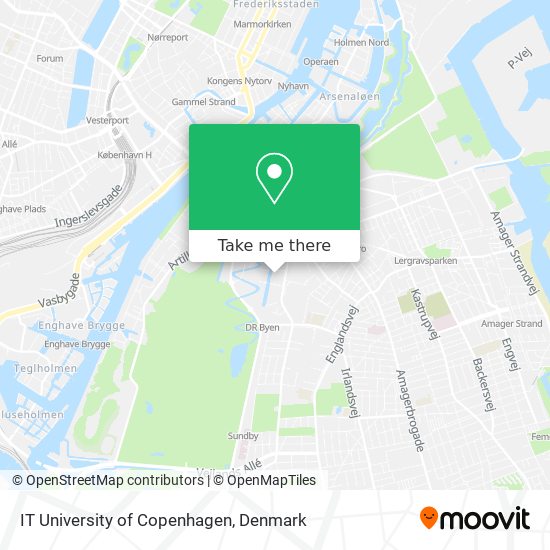 IT University of Copenhagen map