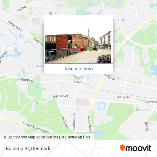 Ballerup St map