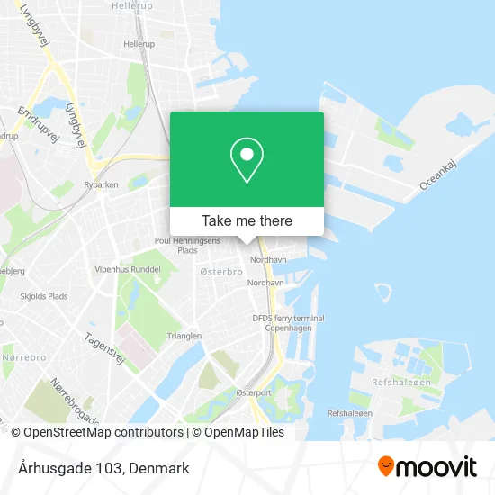 Århusgade 103 map