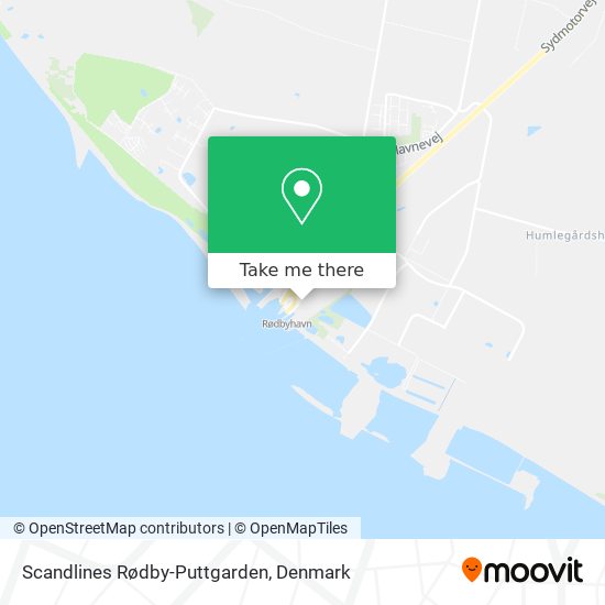 Scandlines Rødby-Puttgarden map