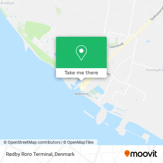 Rødby Roro Terminal map