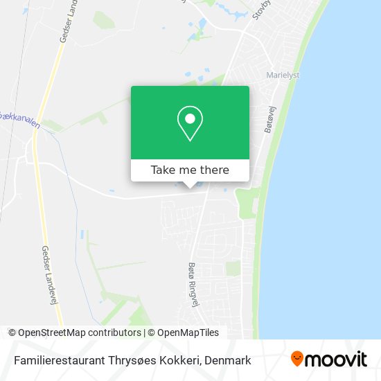 Familierestaurant Thrysøes Kokkeri map