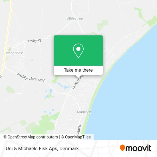Uni & Michaels Fisk Aps map