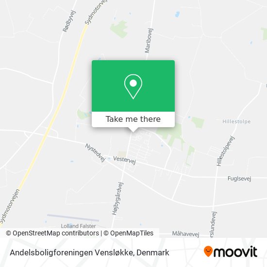 Andelsboligforeningen Vensløkke map