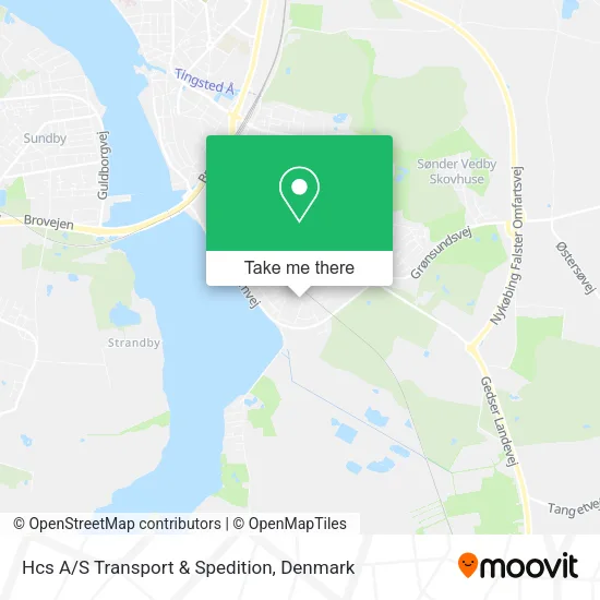 Hcs A/S Transport & Spedition map