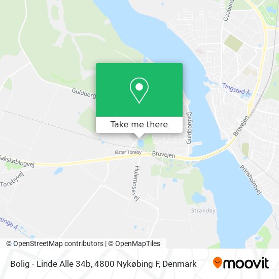 Bolig - Linde Alle 34b, 4800 Nykøbing F map